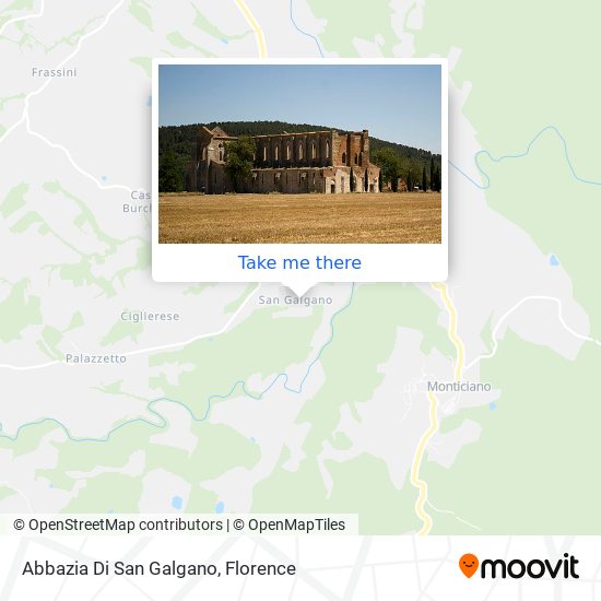 Abbazia Di San Galgano map