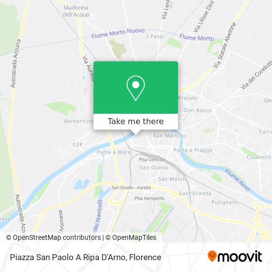 Piazza San Paolo A Ripa D'Arno map