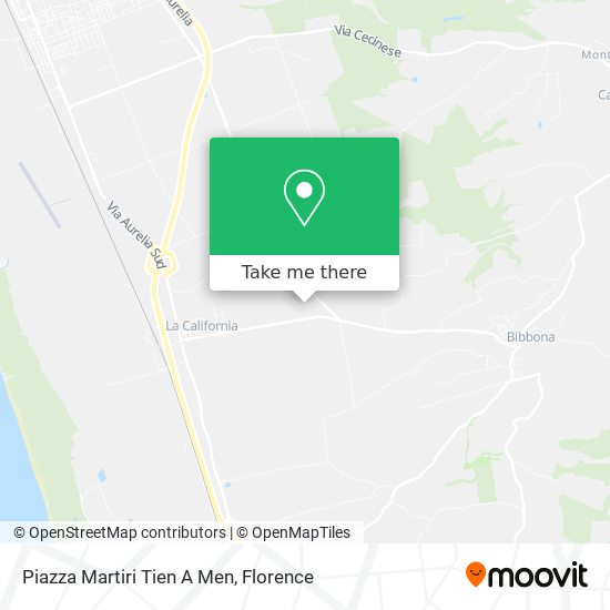 Piazza Martiri Tien A Men map