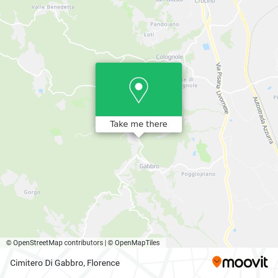 Cimitero Di Gabbro map