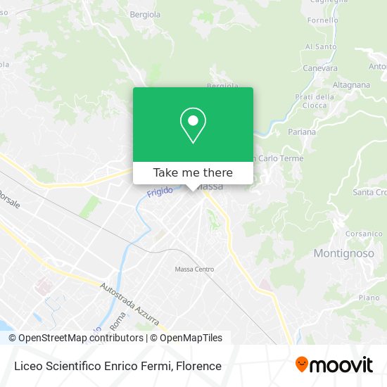 Liceo Scientifico Enrico Fermi map