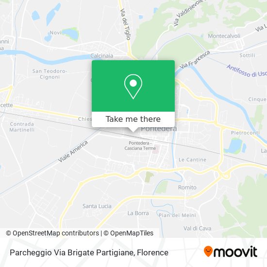Parcheggio Via Brigate Partigiane map
