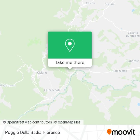 Poggio Della Badia map