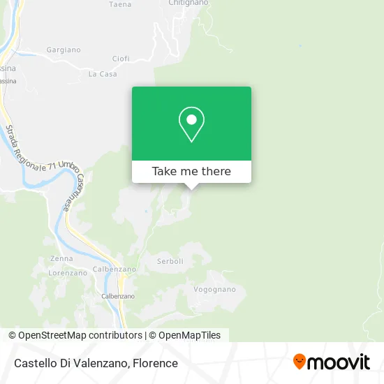 Castello Di Valenzano map