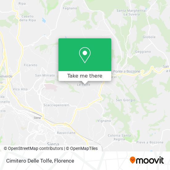 Cimitero Delle Tolfe map