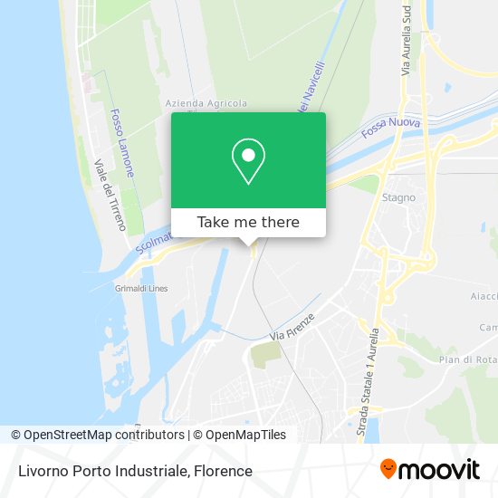 Livorno Porto Industriale map