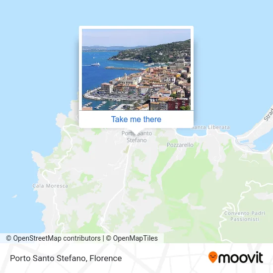 Porto Santo Stefano map