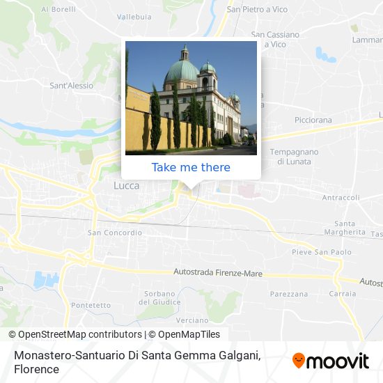 Monastero-Santuario Di Santa Gemma Galgani map