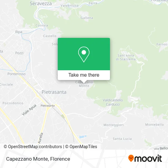 Capezzano Monte map