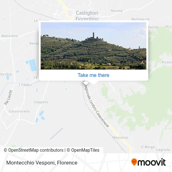 Montecchio Vesponi map