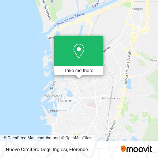 Nuovo Cimitero Degli Inglesi map