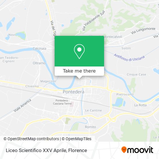 Liceo Scientifico XXV Aprile map