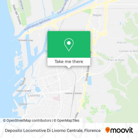 Deposito Locomotive Di Livorno Centrale map