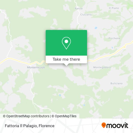 Fattoria Il Palagio map