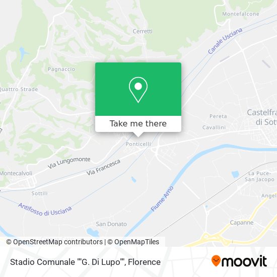 Stadio Comunale ""G. Di Lupo"" map