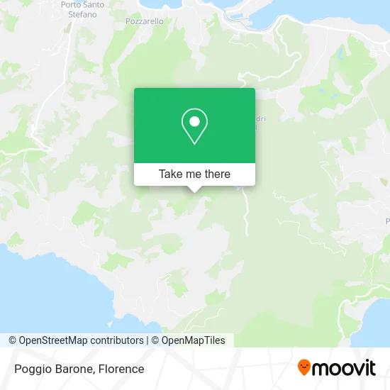 Poggio Barone map