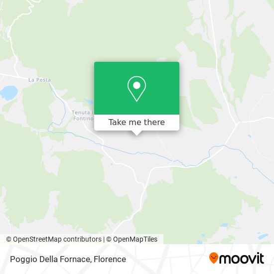 Poggio Della Fornace map
