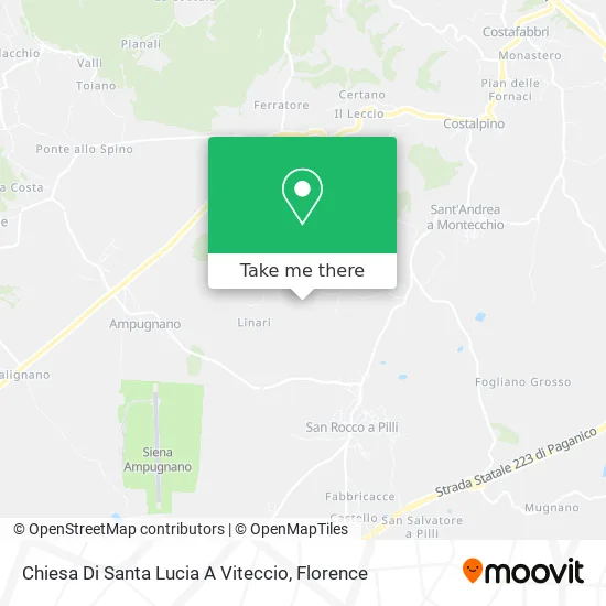Chiesa Di Santa Lucia A Viteccio map