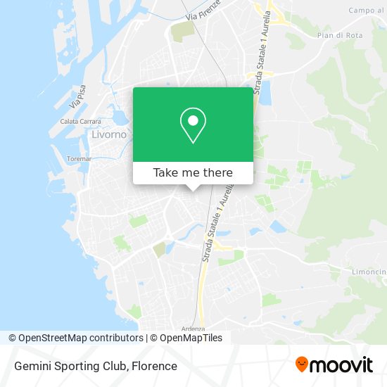 Gemini Sporting Club map