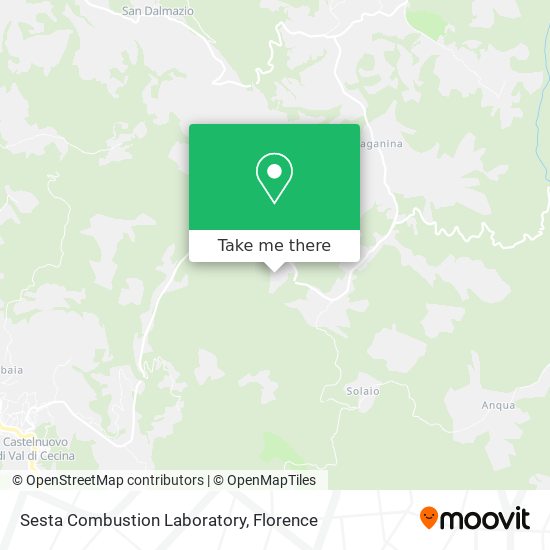 Sesta Combustion Laboratory map