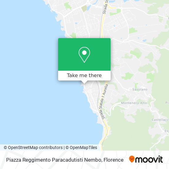 Piazza Reggimento Paracadutisti Nembo map