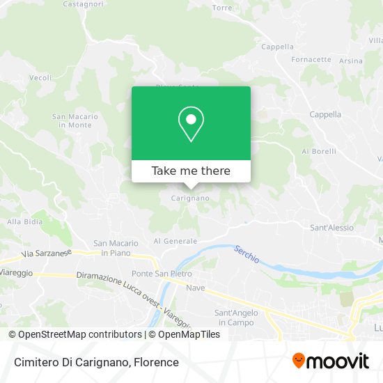 Cimitero Di Carignano map