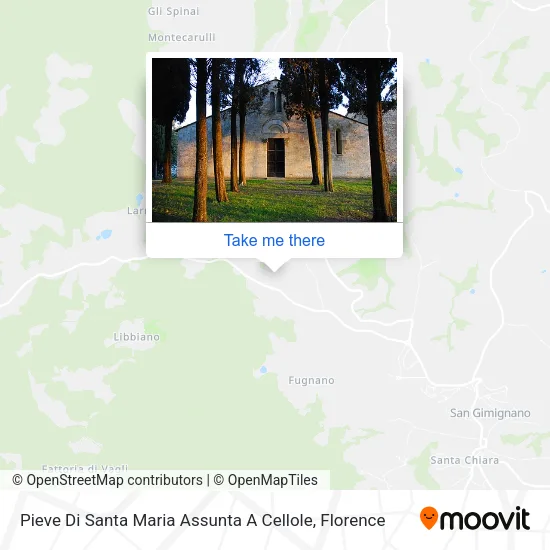 Pieve Di Santa Maria Assunta A Cellole map