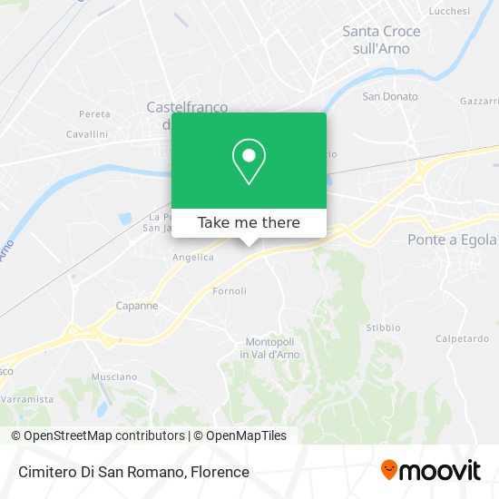 Cimitero Di San Romano map