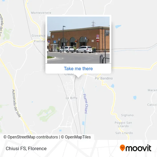 Chiusi FS map