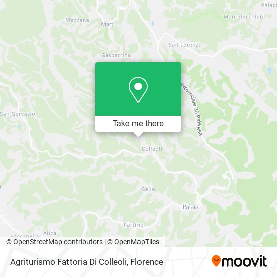 Agriturismo Fattoria Di Colleoli map