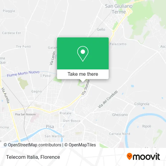 Telecom Italia map
