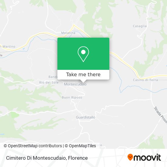 Cimitero Di Montescudaio map