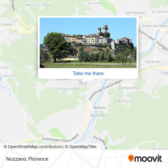 Nozzano map