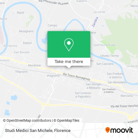 Studi Medici San Michele map