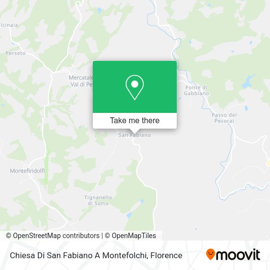 Chiesa Di San Fabiano A Montefolchi map