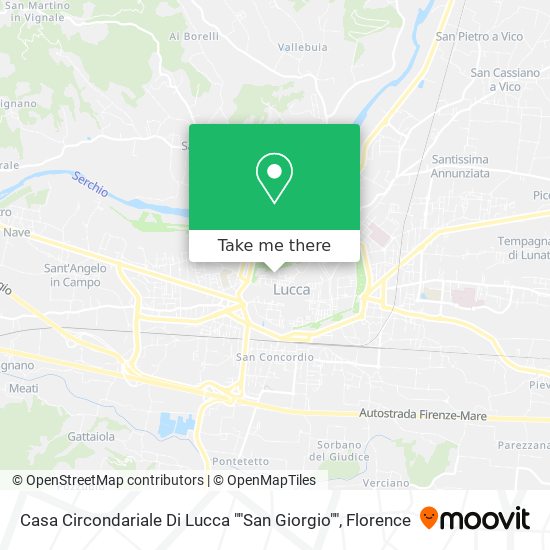 Casa Circondariale Di Lucca ""San Giorgio"" map