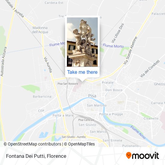 Fontana Dei Putti map