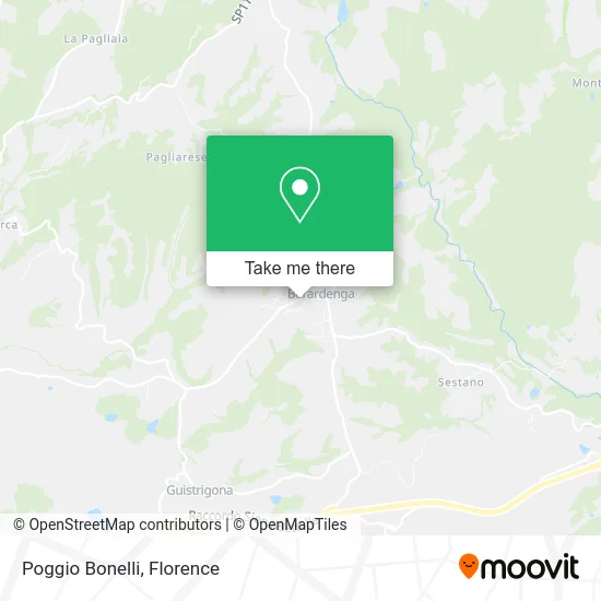 Poggio Bonelli map