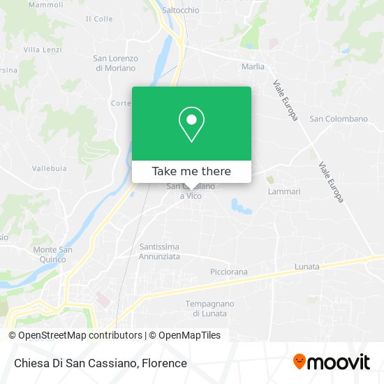 Chiesa Di San Cassiano map