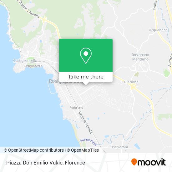 Piazza Don Emilio Vukic map