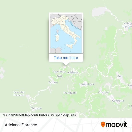 Adelano map