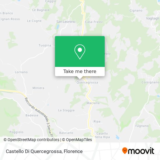 Castello Di Quercegrossa map