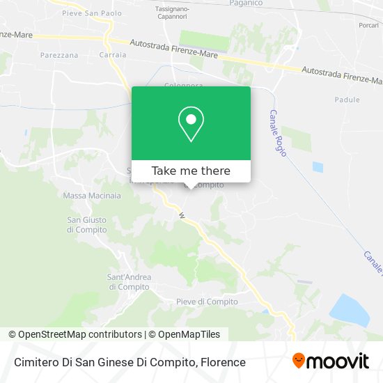 Cimitero Di San Ginese Di Compito map