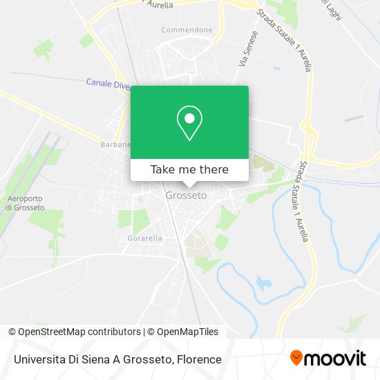 Universita Di Siena A Grosseto map