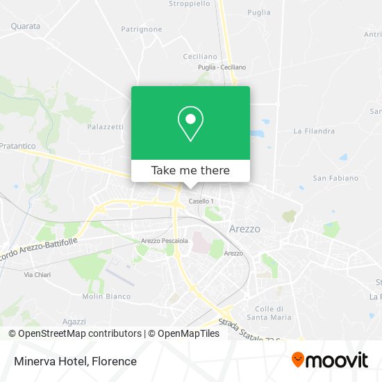 Minerva Hotel map