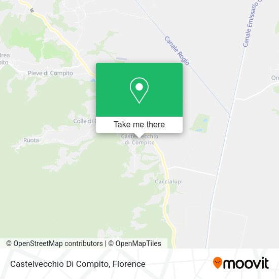 Castelvecchio Di Compito map