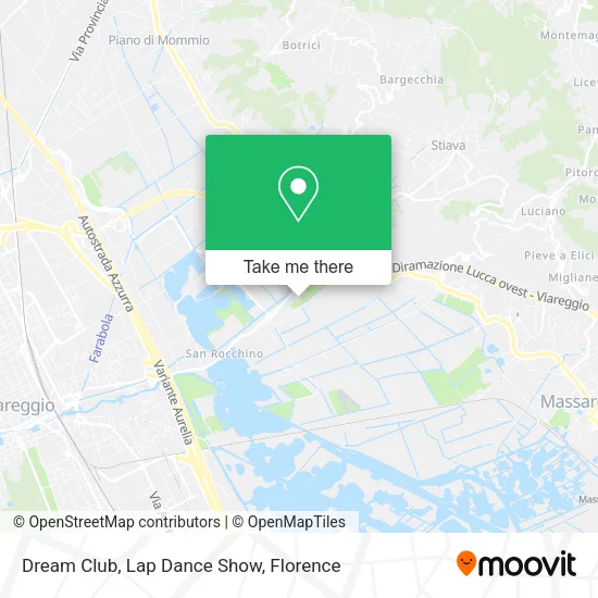 Dream Club, Lap Dance Show map