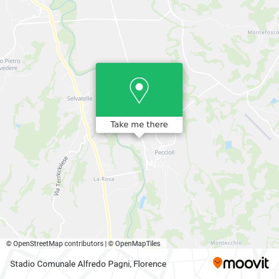 Stadio Comunale Alfredo Pagni map