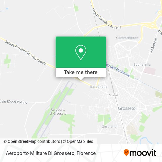 Aeroporto Militare Di Grosseto map