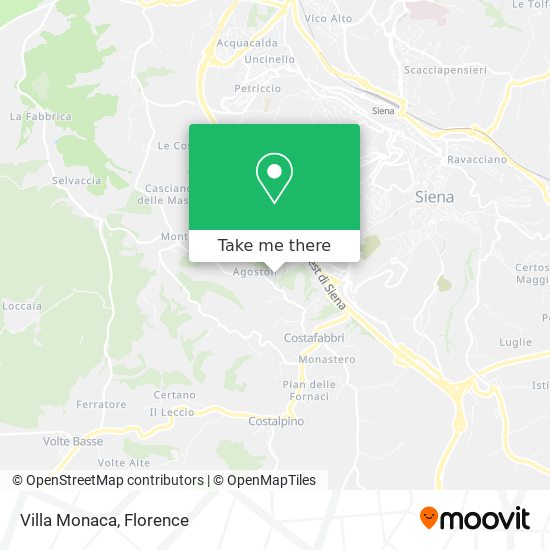 Villa Monaca map